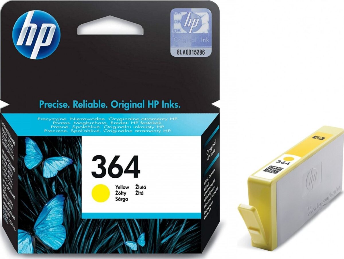 HP 364 Yellow Ink Cartridge - Image 1