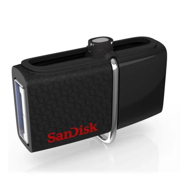 SANDISK 128GB Ultra Dual USB 3.0 Flash Drive with Micro USB/USB 3.0