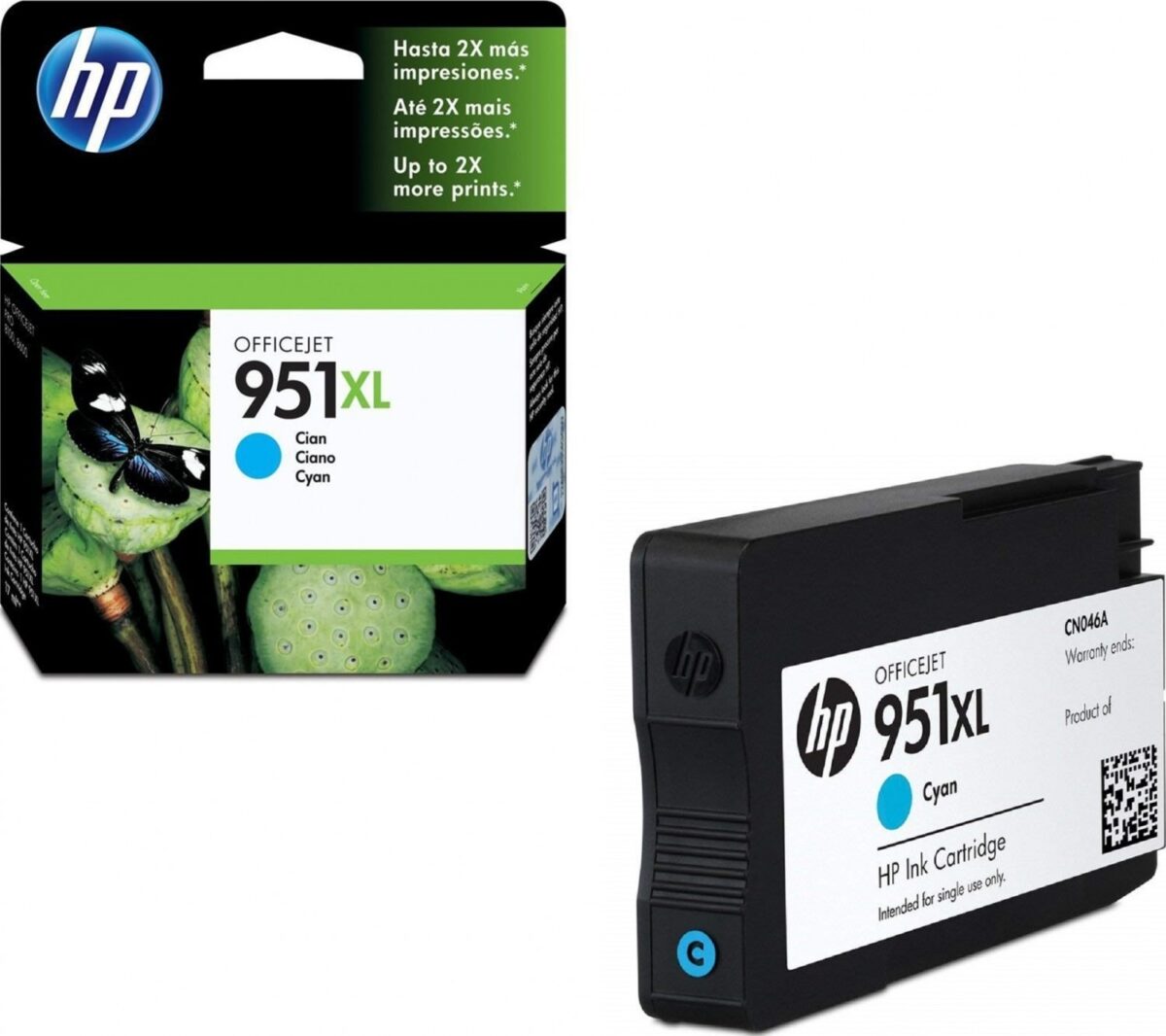 HP 951XL Cyan Ink Cartridge - Image 1