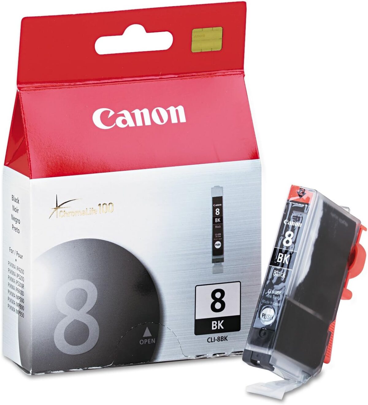Canon Ink 8 Black Cartridge - Image 1