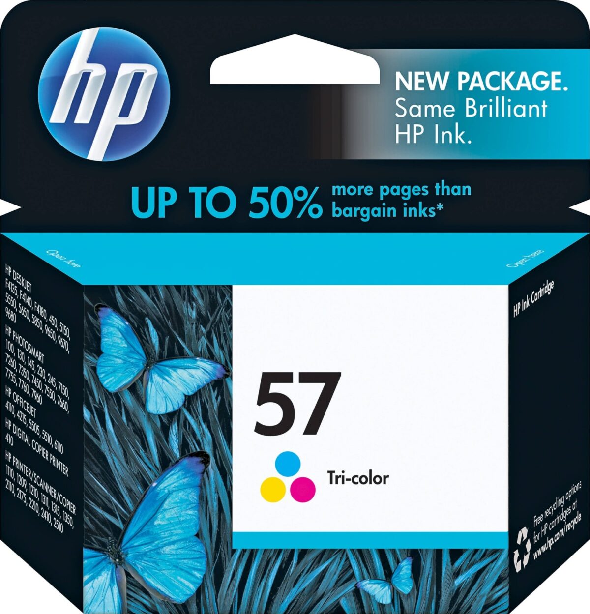 HP 57 Tri-Color Ink Cartridge - Image 1