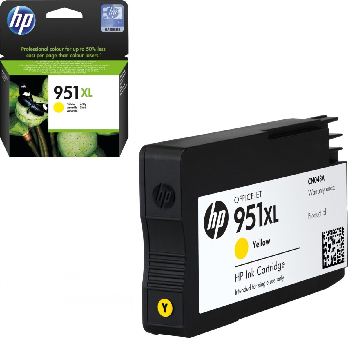 HP 951XL Yellow Ink Cartridge - Image 1