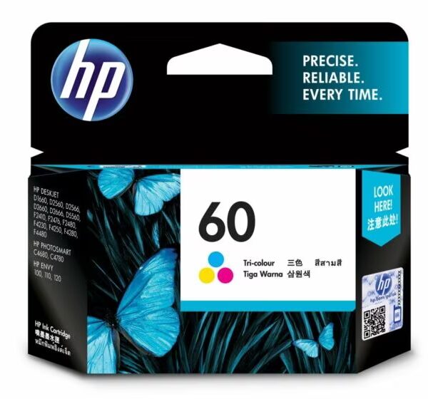 HP 60 Tri-Colour Ink Cartridge