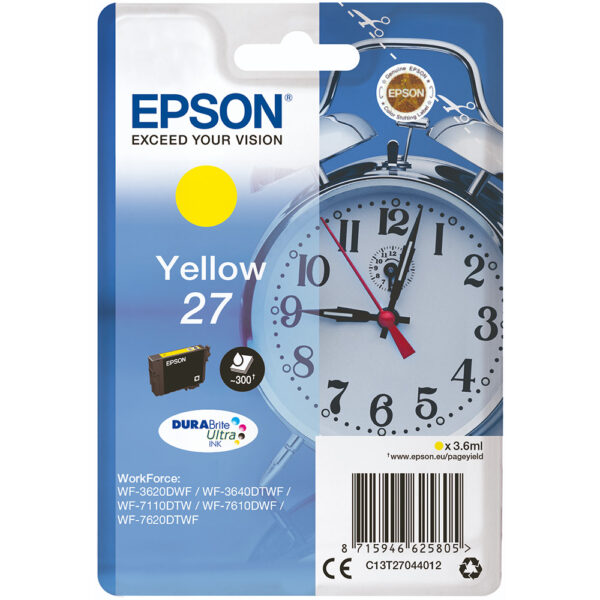 Epson Ink 27 Yellow