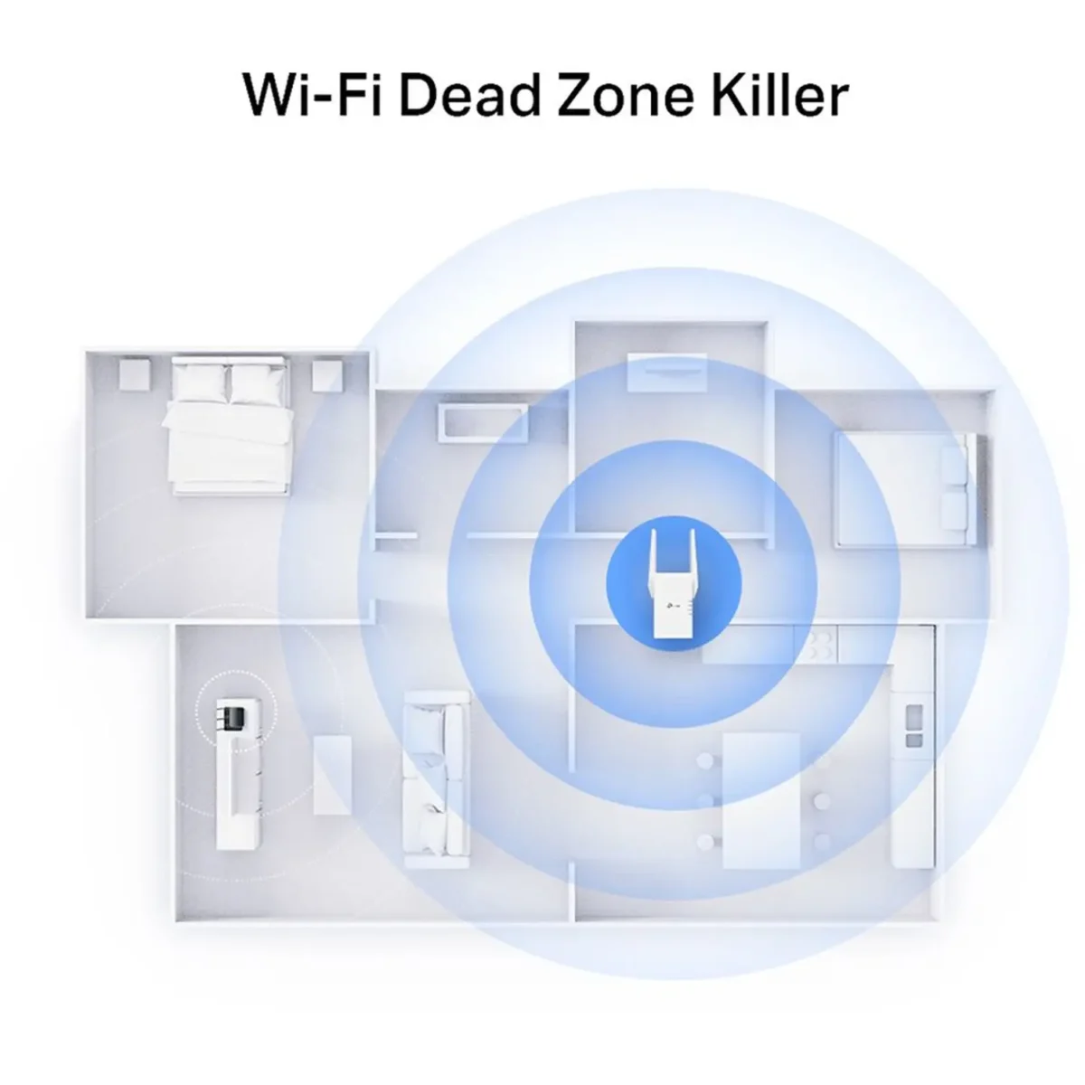 TP-LINK AX3000 Wi-Fi 6 Range Extender (RE705X) - Image 4