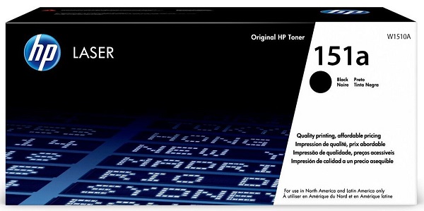 HP 151A Black LaserJet Toner Cartridge (W1510A)