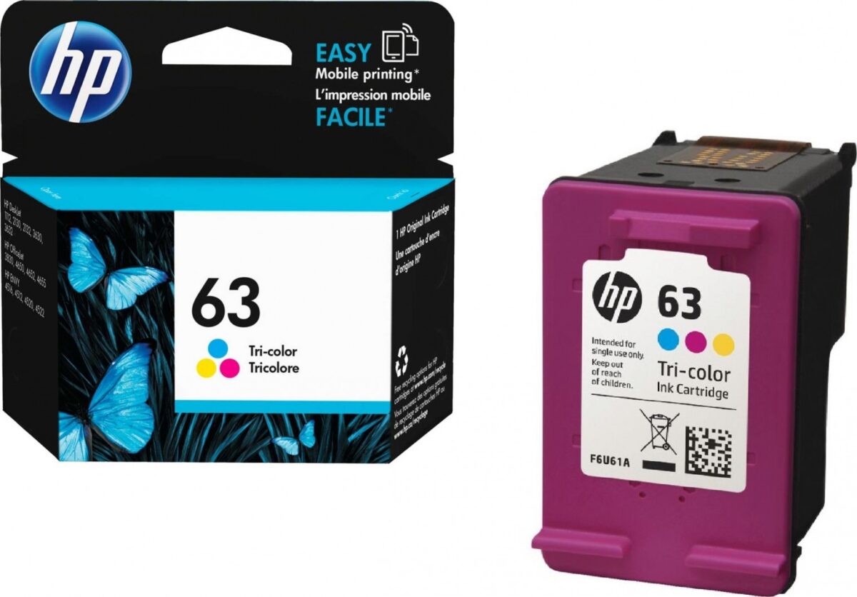 HP 63 Color Ink Cartridge - Image 1