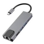 Type-C to HDMI RJ45 5-in-1 Adapter