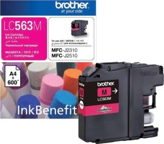 BROTHER INK LC563 MAGENTA