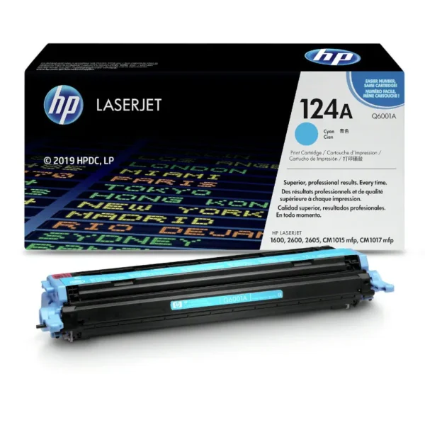HP 124A Cyan Toner Cartridge (Q6001A)